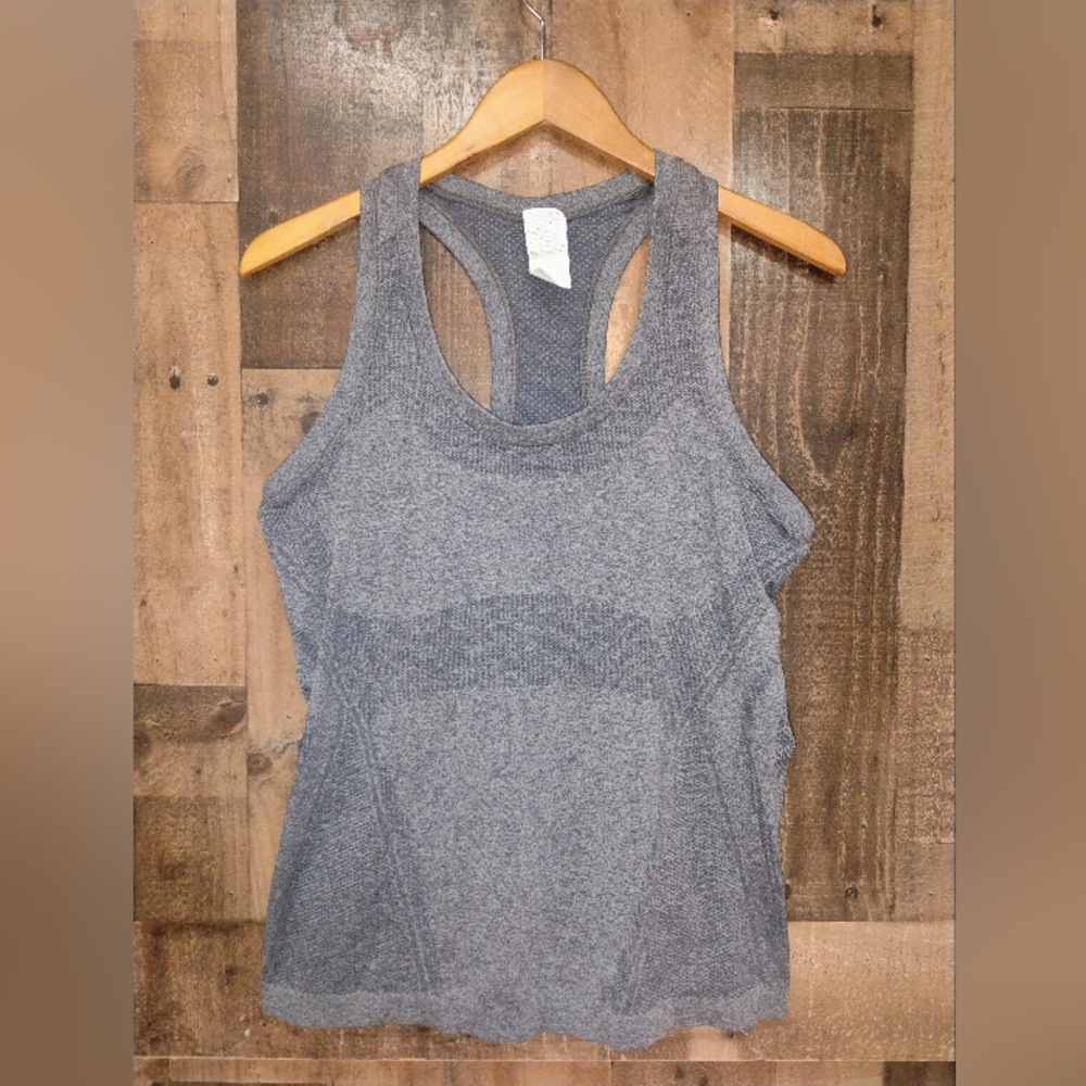 Athleta Momentum Seamless Heather Tank Top Women’s Gray Size XL Athletic
